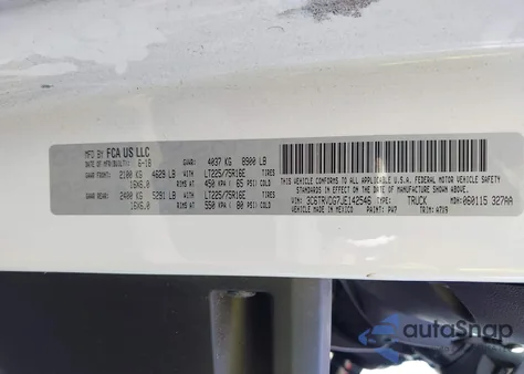 2018 Ram Promaster 2500 High Roof 159 Wb z USA, uszkodzony, nr VIN 3C6TRVDG7JE142546